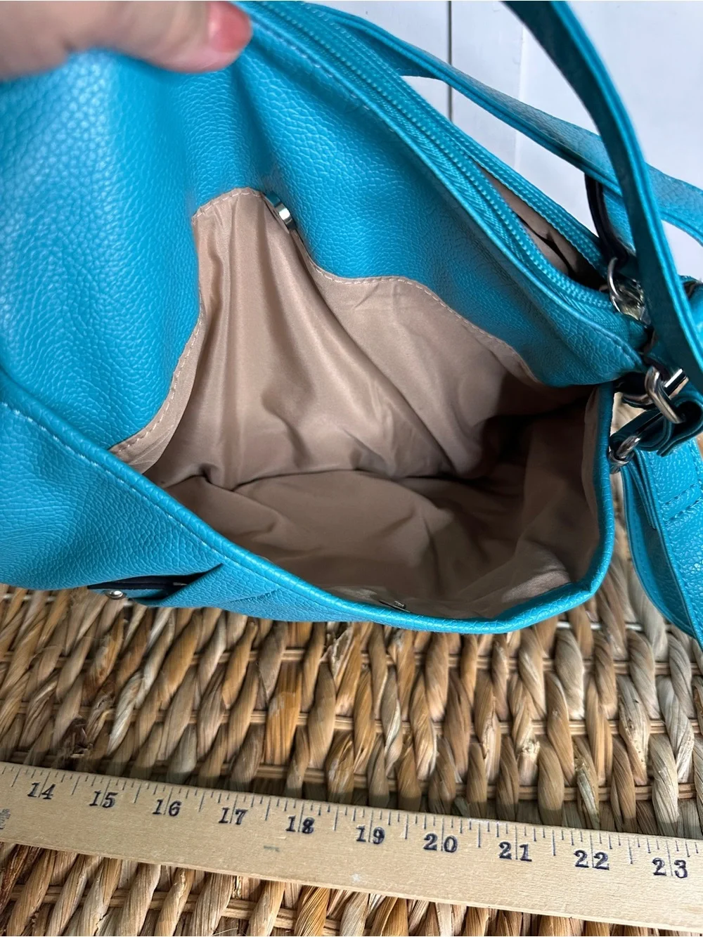 Nine & Co. Teal Women’s Satchel Shoulder Bag
